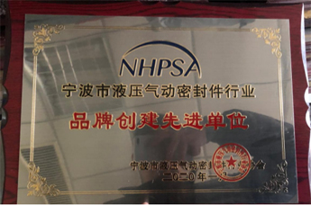 寧波市液壓氣動密封件行業品牌創建先進單位